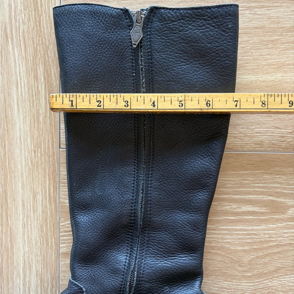 PLDM by Palladium Black Leather Knee High Boots Grommet Detail EU 40 US 9 - Picture 6 of 8